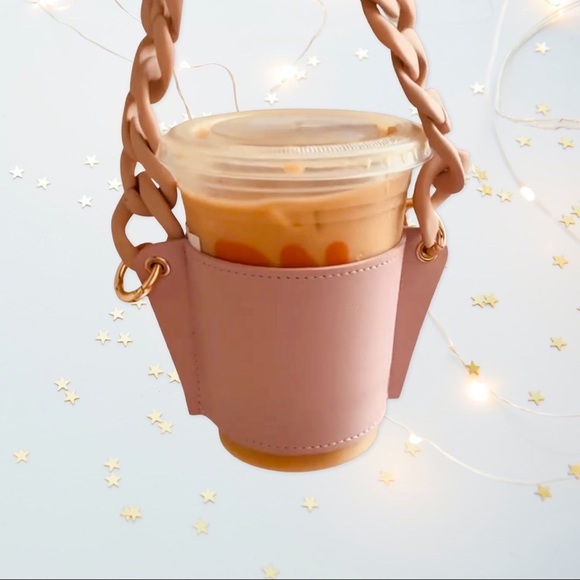 Coffee Purse/ Holder in Light Pink🧋💕 - Picture 3 of 7